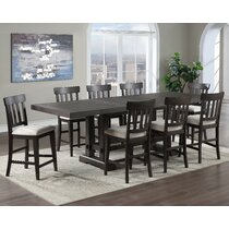 8 seat counter height best sale dining table